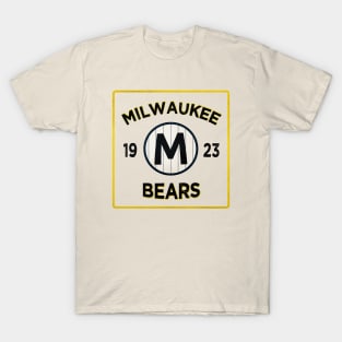 Milwaukee Bears 1923 • Milwaukee, Wisconsin T-Shirt